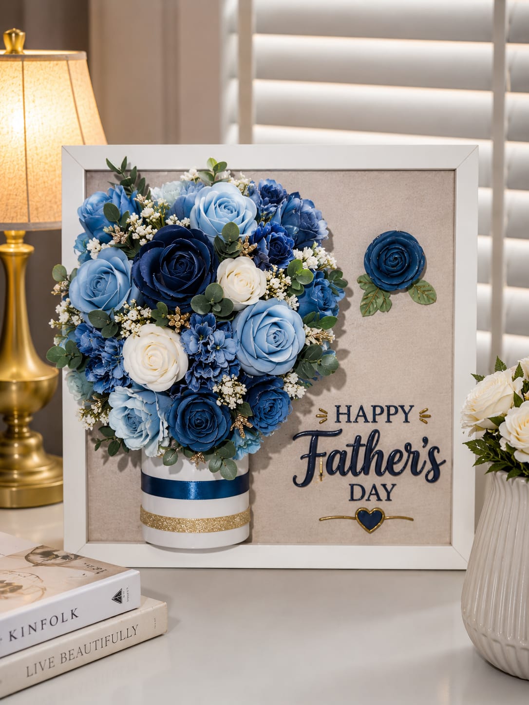 3D Customised Frame Bouquet - Happy Father's Day