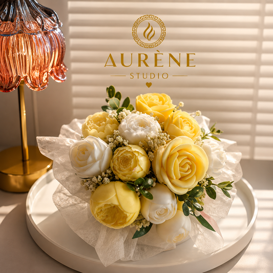 The Sunrise Flower Candle/Wax Melt Bouquet