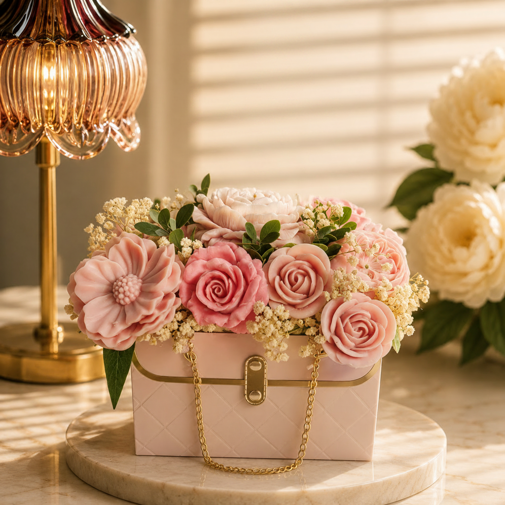 The Baguette Flower Candle/Wax Melt Bouquet