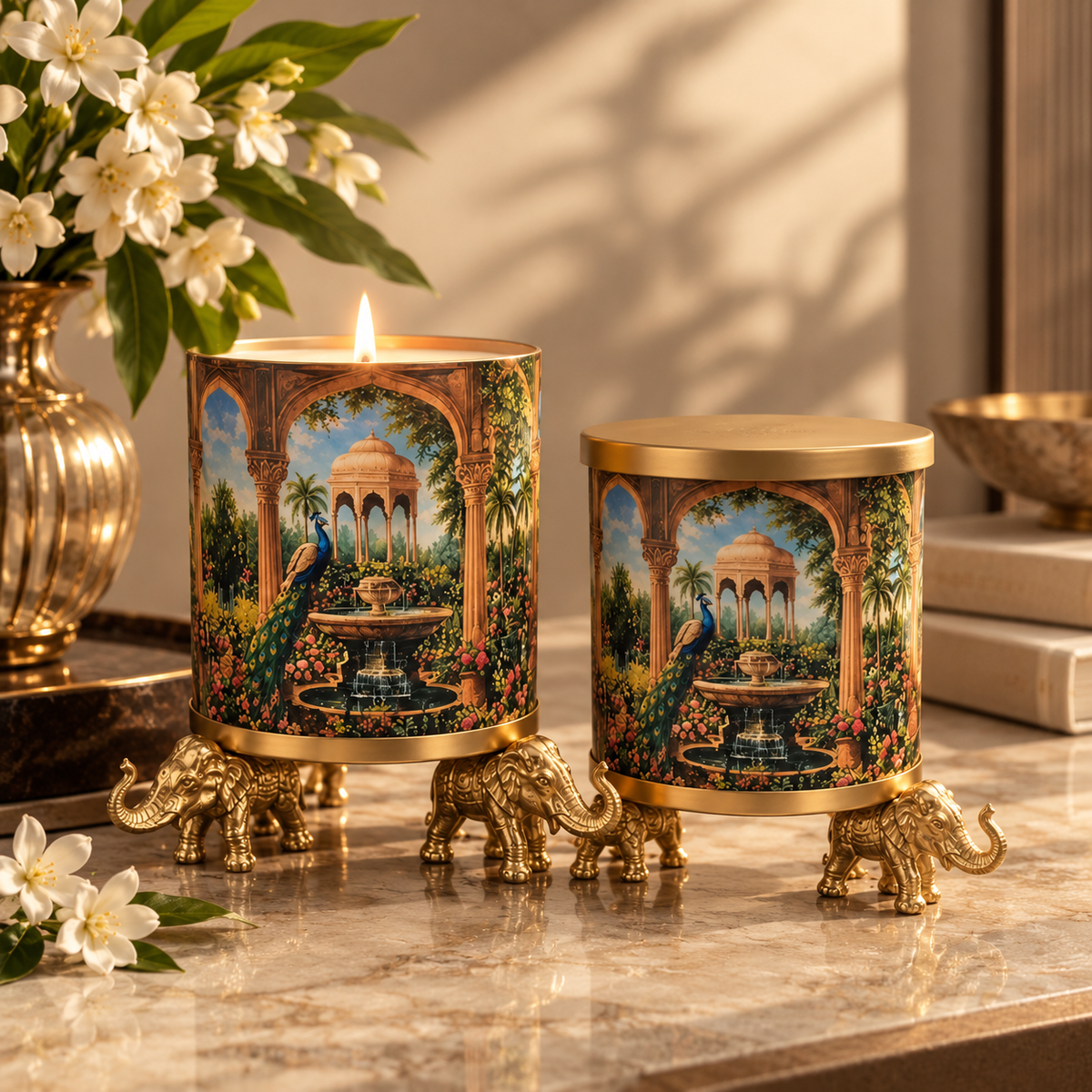 The Noor - The Royal Peacock Candle