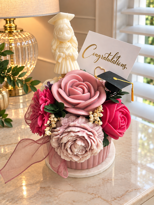 The Graduation Bouquet - Girl -  Candle/Wax Melt Bouquet