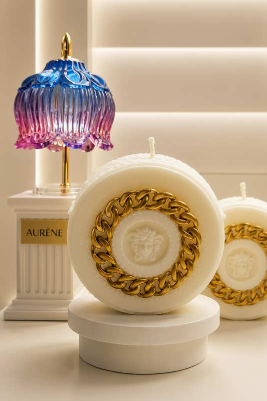 Versace Inspired Decorative Candle