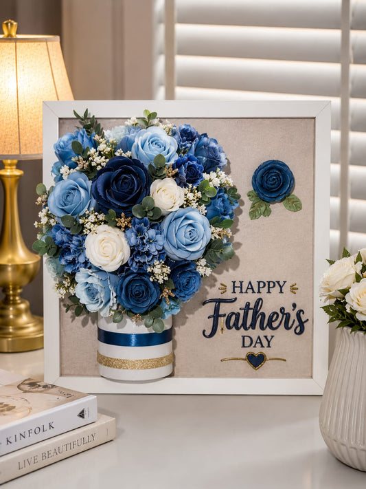 3D Customised Frame Bouquet - Happy Father's Day