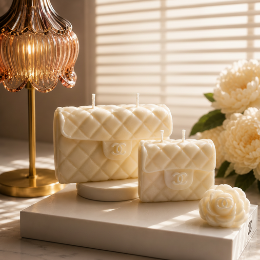 Coco Chanel inspired - Classic Bag Candle - Large