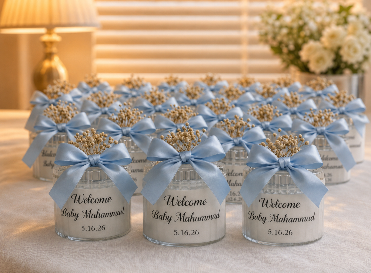 Scented Jar Candles Party Favours