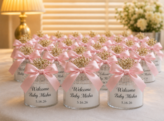 Scented Jar Candles Party Favours