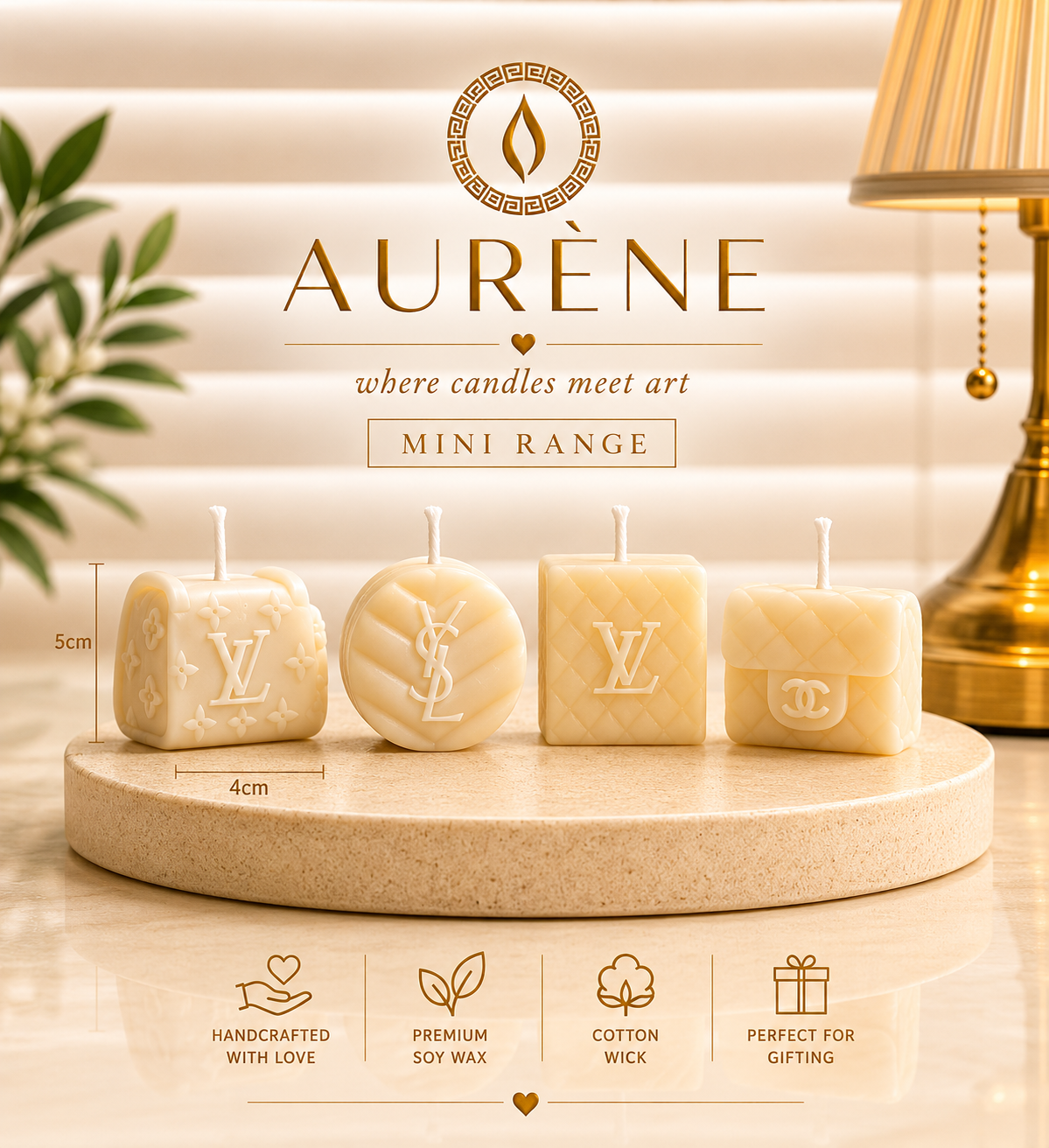 Designer - Mini range Candle Collections