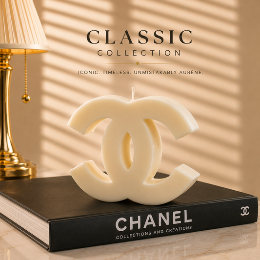 Coco Chanel Inspired Designer Logo Candle