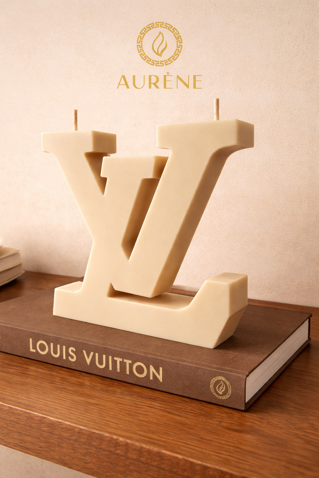 Louis Vuitton (LV) Inspired Designer Logo Candle