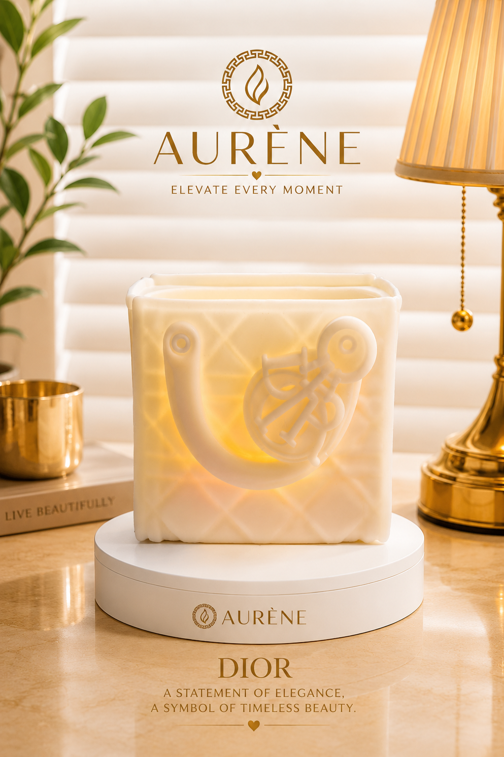La Méduse Designer Logo Make-up Brush Holder