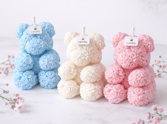 Rose Teddy & Teddy Bear
