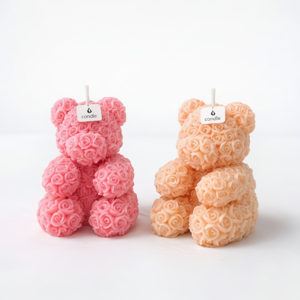 Rose Teddy & Teddy Bear