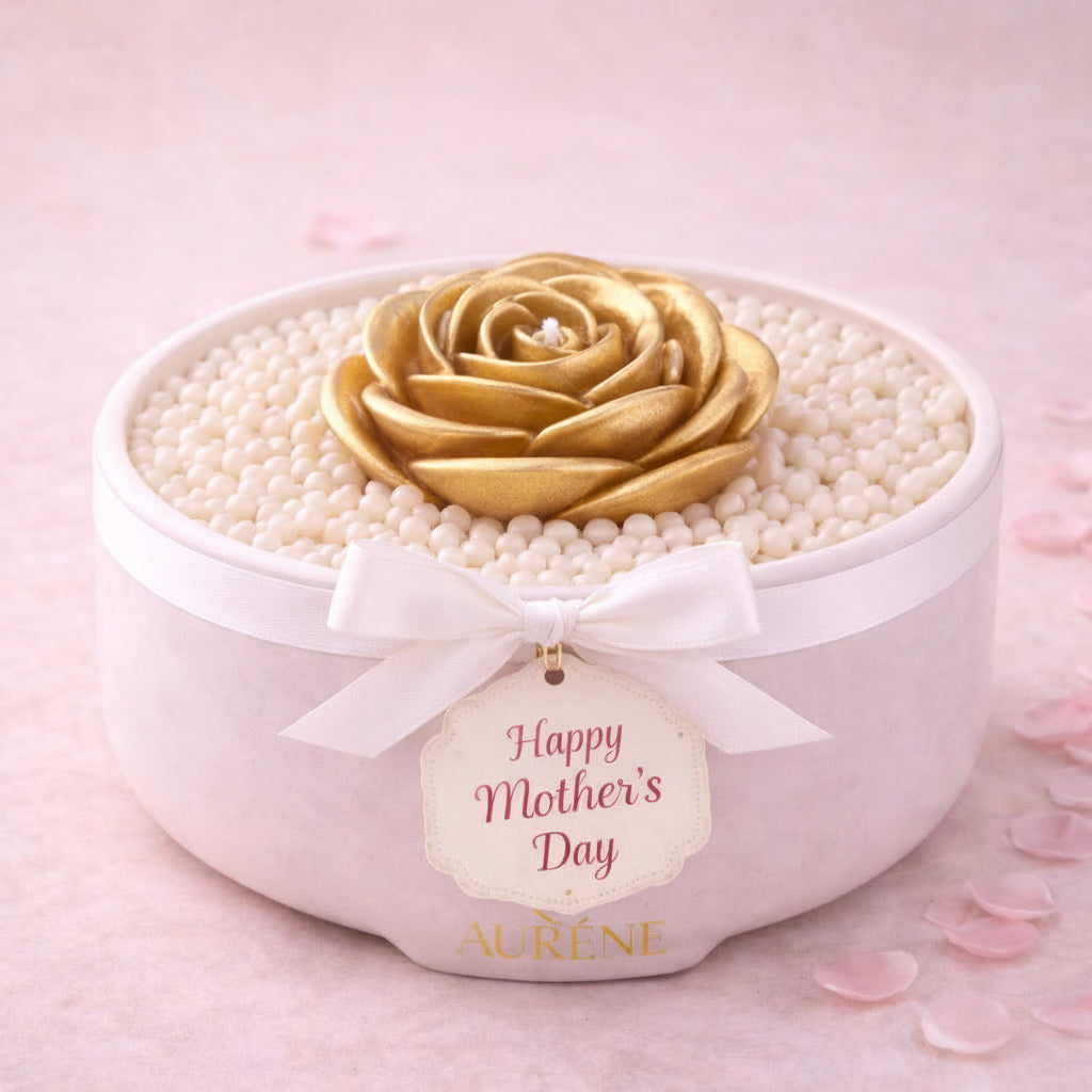 Luxe Rose Candle Bowl Medium