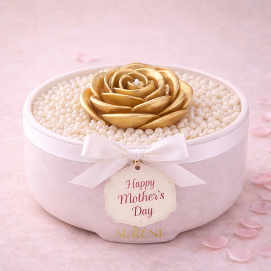 Luxe Rose Candle Bowl Medium