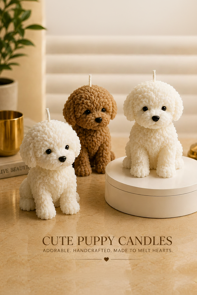 Dog - Puppy Candle