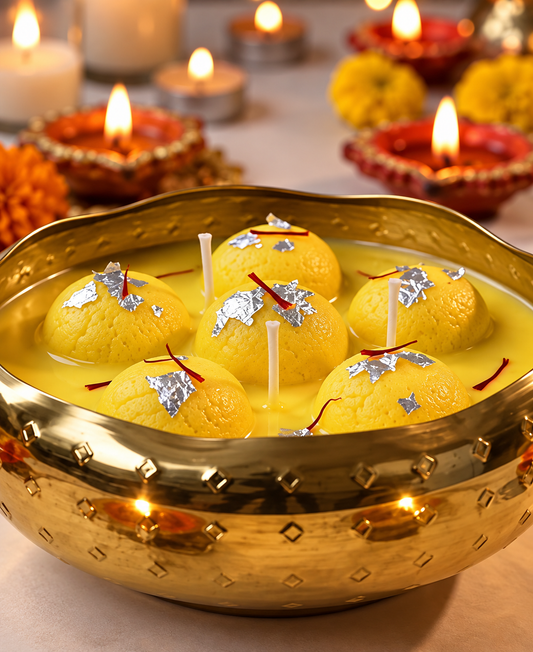 Wave Urli Rasmalai Candle - Small