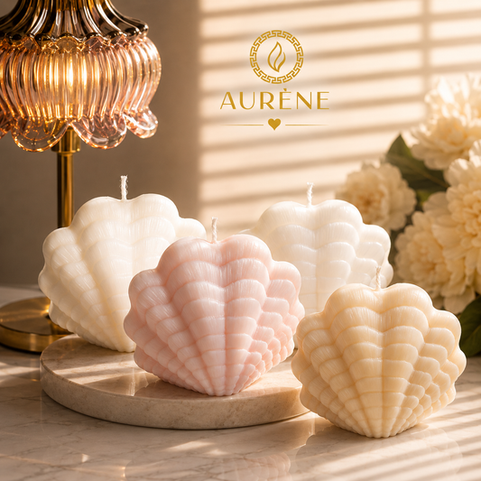 Shell Candle - Decorative