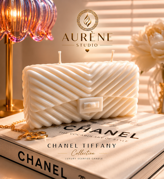 Coco Chanel inspired - Tiffany Bag Candle - Large